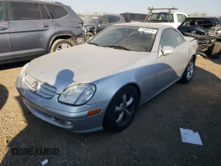 2001 Mercedes-Benz SLK-Class with VIN WDBKK65F31F207109, listed as a Copart auction lot 75494174 with Not Provided miles and Salvage Title. Bid and sale history available at carsss.com. Image 1.