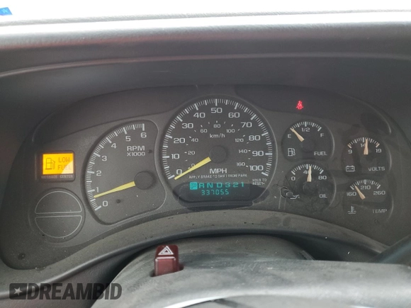 2001 Chevrolet Suburban LS with VIN 1GNEC16T01J293129, listed as a Copart auction lot 50886925 with 337,055 mi miles and Salvage Title. Bid and sale history available at carsss.com. Image 9.