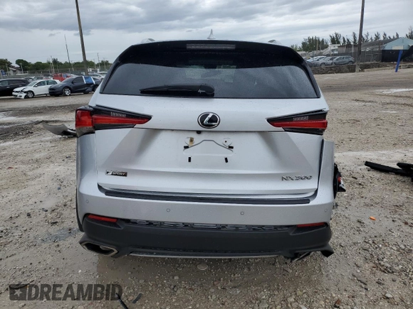 2019 Lexus NX 300 with VIN JTJBARBZ3K2189396, listed as a Copart auction lot 56376625 with 36,331 mi miles and Salvage Title. Bid and sale history available at DreamBid. Image 6.