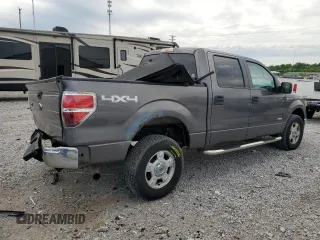 2013 Ford F-150 XL with VIN 1FTFW1ET4DKF81269, listed as a Copart auction lot 55813125 with 158,729 mi miles and Salvage title. Bid and sale history available at DreamBid. Image 3.