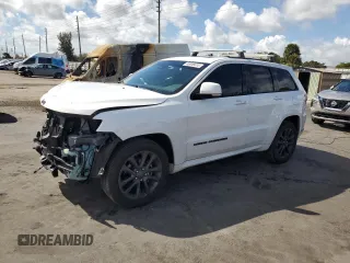 2018 Jeep Grand Cherokee High Altitude with VIN 1C4RJECG4JC460613, listed as a Copart auction lot 46046615 with 69,419 mi miles and Salvage title. Bid and sale history available at DreamBid. Image 1.