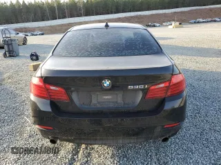 2015 BMW 5 Series 535i with VIN WBA5B1C50FD918875, listed as a Copart auction lot 43802075 with 106,283 mi miles and Salvage Title. Bid and sale history available at carsss.com. Image 6.
