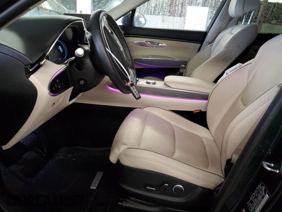 2023 Genesis GV70 2.5T с VIN KMUMADTB7PU116301, выставлен на аукционе Copart как лот 59766505 с пробегом 32 779 миль миль и Списание • Salvage title. История ставок и продаж доступна на DreamBid. Изображение 7.
