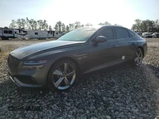 2023 Genesis G80 Sport with VIN KMTGB4SD5PU165546, listed as a Copart auction lot 75081954 with 8,466 mi miles and Non Repairable. Bid and sale history available at DreamBid. Image 1.