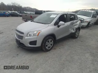 2016 Chevrolet Trax LS with VIN 3GNCJKSB1GL254664, listed as a IAAI auction lot 41196076 with 153,205 mi miles. Bid and sale history available at carsss.com. Image 17.