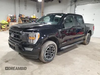 2022 Ford F-150 XL with VIN 1FTFW1ED3NFB61201, listed as a Copart auction lot 50728945 with 75,201 mi miles and Clean Title. Bid and sale history available at carsss.com. Image 1.