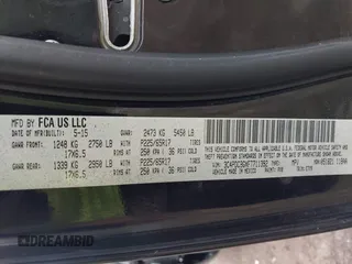 2015 Dodge Journey SXT with VIN 3C4PDCBGXFT711392, listed as a IAAI auction lot 42530349 with 106,592 mi miles and . Bid and sale history available at DreamBid. Image 9.