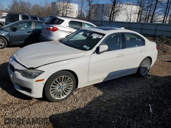 2012 BMW 3 Series 328i with VIN WBA3A5C55CF257491, listed as a Copart auction lot 51131705 with 187,130 mi miles and Salvage Title. Bid and sale history available at carsss.com. Image 1.
