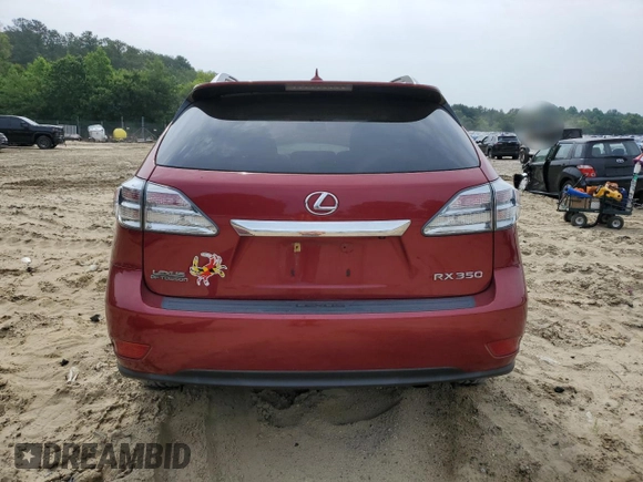 2011 Lexus RX 350 with VIN 2T2BK1BA3BC083572, listed as a Copart auction lot 60888165 with 170,034 mi miles and Salvage title. Bid and sale history available at DreamBid. Image 6.