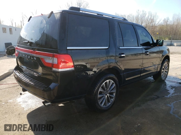 2017 Lincoln Navigator Select with VIN 5LMJJ2HT0HEL08384, listed as a Copart auction lot 51129365 with 101,264 mi miles and Salvage title. Bid and sale history available at DreamBid. Image 3.