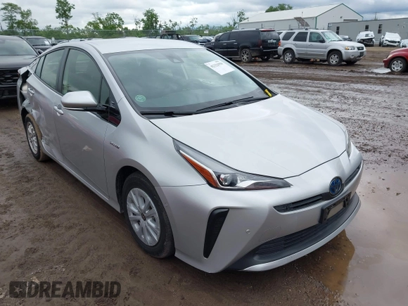 2019 Toyota Prius L Eco z VIN JTDKARFU2K3096560, wystawiony jako IAAI lot #42322950 z przebiegiem 20 866 mil mil oraz . Historia ofert i sprzedaży dostępna na DreamBid. Obrazek 1.