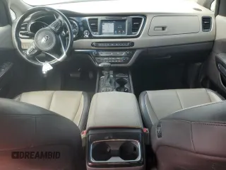 2017 Kia Sedona SX-L with VIN KNDME5C12H6278055, listed as a Copart auction lot 52092425 with 140,041 mi miles and Salvage Title. Bid and sale history available at carsss.com. Image 8.
