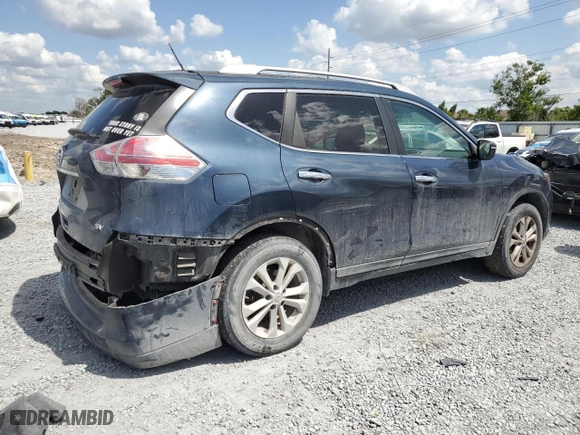 2015 Nissan Rogue S with VIN 5N1AT2MT2FC927158, listed as a Copart auction lot 52344415 with 137,165 mi miles and Salvage Title. Bid and sale history available at carsss.com. Image 3.