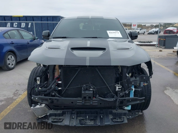 2021 Dodge Durango SRT Hellcat with VIN 1C4SDJH92MC605759, listed as a IAAI auction lot 41639174 with 4,800 mi miles and . Bid and sale history available at DreamBid. Image 6.