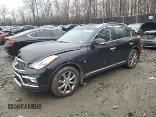 2016 Infiniti QX50 with VIN JN1BJ0RR9GM271412, listed as a Copart auction lot 42715214 with 54,645 mi miles. Bid and sale history available at carsss.com. Image 1.
