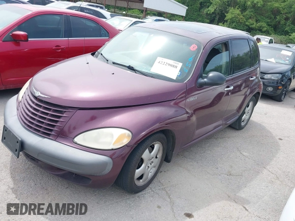 2001 Chrysler PT Cruiser z VIN 3C4FY4BBX1T553025, wystawiony jako IAAI lot #42229088 z przebiegiem 199 145 mil mil oraz . Historia ofert i sprzedaży dostępna na DreamBid. Obrazek 2.