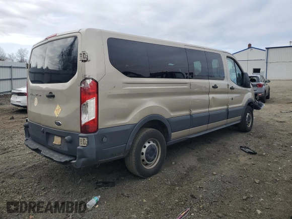 2015 Ford Transit XL z VIN 1FBZX2ZM9FKA16509, wystawiony jako Copart lot #46915775 z przebiegiem 115 620 mil mil oraz Szkody całkowita. Historia ofert i sprzedaży dostępna na DreamBid. Obrazek 3.