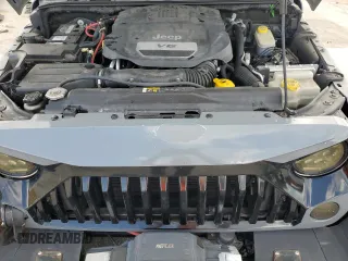 2017 Jeep Wrangler Unlimited 75th Anniversary with VIN 1C4BJWEG6HL676557, listed as a Copart auction lot 55426945 with 75,741 mi miles and Salvage title. Bid and sale history available at DreamBid. Image 12.