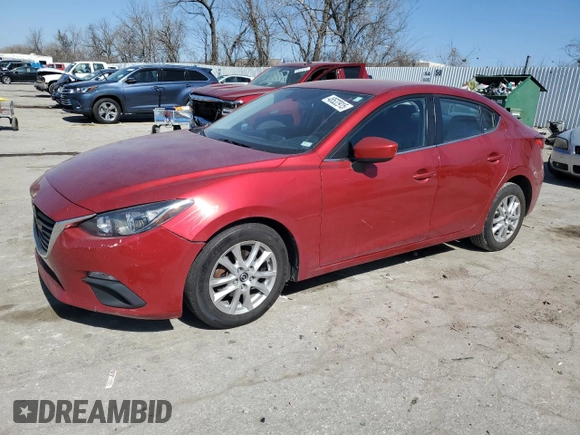 2014 Mazda 3 i Touring with VIN JM1BM1V78E1118596, listed as a Copart auction lot 48522915 with 163,735 mi miles and Salvage Title. Bid and sale history available at DreamBid. Image 1.