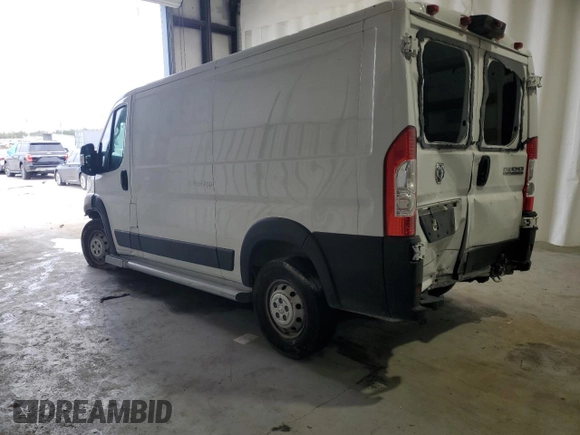 2023 Ram ProMaster Cargo with VIN 3C6LRVVG6PE579753, listed as a Copart auction lot 78207474 with Not Provided miles and Salvage Title. Bid and sale history available at DreamBid. Image 2.