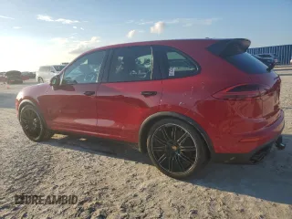 2017 Porsche Cayenne Turbo with VIN WP1AC2A26HLA92747, listed as a Copart auction lot 73829274 with 44,820 mi miles and Salvage title. Bid and sale history available at DreamBid. Image 2.