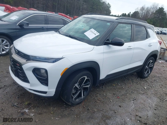 2021 Chevrolet TrailBlazer RS with VIN KL79MTSL2MB000139, listed as a IAAI auction lot 41414396 with 51,769 mi miles. Bid and sale history available at carsss.com. Image 17.