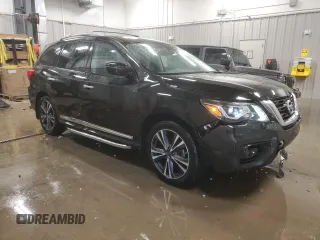 2018 Nissan Pathfinder SL z VIN 5N1DR2MM1JC626412, wystawiony jako Copart lot #88557915 z przebiegiem 62 818 mil mil oraz Szkoda całkowita • Salvage title. Historia ofert i sprzedaży dostępna na DreamBid. Obrazek 4.