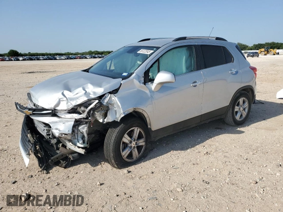 2019 Chevrolet Trax LT z VIN 3GNCJLSB6KL369470, wystawiony jako Copart lot #56122045 z przebiegiem 67 051 mil mil oraz Szkoda całkowita • Salvage title. Historia ofert i sprzedaży dostępna na DreamBid. Obrazek 1.