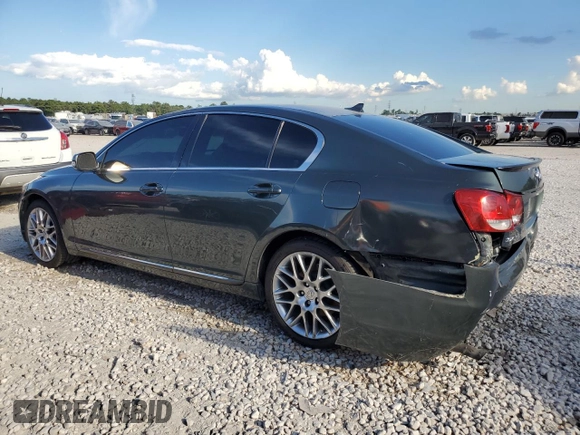 2008 Lexus GS 350 with VIN JTHBE96S780042165, listed as a Copart auction lot 66584414 with 206,625 mi miles and Salvage Title. Bid and sale history available at carsss.com. Image 2.
