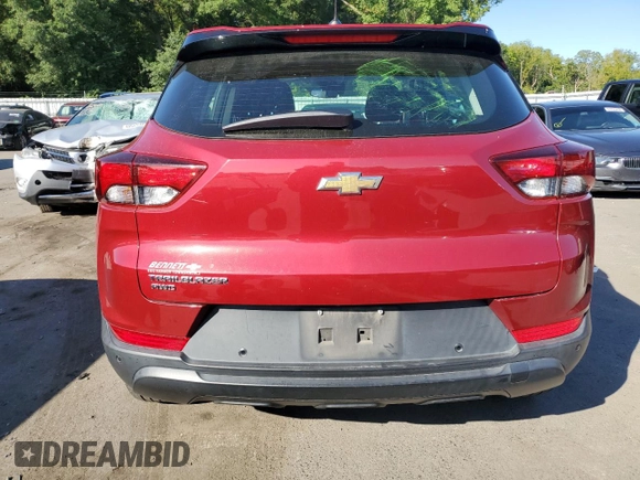 2021 Chevrolet TrailBlazer LS with VIN KL79MNSL2MB101161, listed as a Copart auction lot 69851164 with 123,195 mi miles and Salvage Title. Bid and sale history available at DreamBid. Image 6.