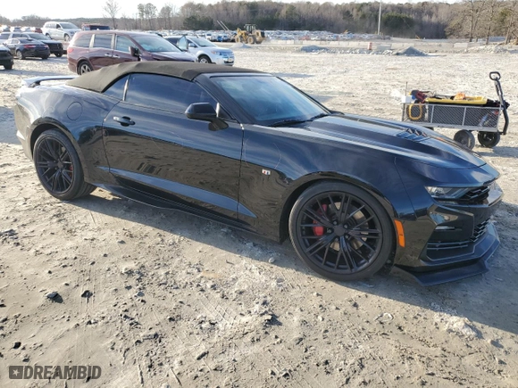 2019 Chevrolet Camaro 2SS with VIN 1G1FH3D72K0126254, listed as a Copart auction lot 89075055 with 65,280 mi miles and Salvage Title. Bid and sale history available at carsss.com. Image 4.