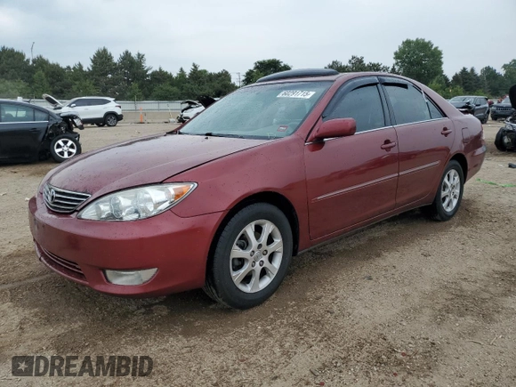 2005 Toyota Camry LE with VIN 4T1BE30KX5U086586, listed as a Copart auction lot 60291715 with 180,421 mi miles and Salvage title. Bid and sale history available at DreamBid. Image 1.