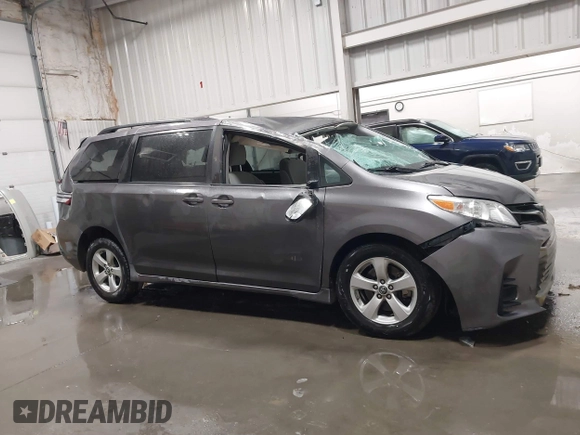 2020 Toyota Sienna LE Auto Access Seat with VIN 5TDKZ3DC1LS048256, listed as a IAAI auction lot 41279084 with 61,689 mi miles and . Bid and sale history available at DreamBid. Image 13.