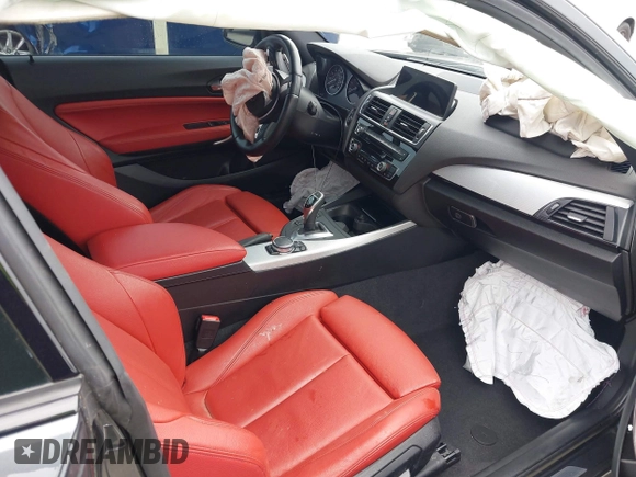 2015 BMW 2 Series M235i with VIN WBA1J7C50FV358774, listed as a IAAI auction lot 41559637 with 82,344 mi miles and . Bid and sale history available at carsss.com. Image 5.