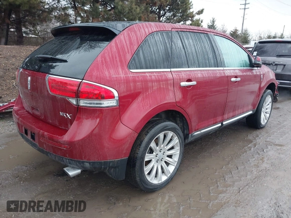2014 Lincoln MKX with VIN 2LMDJ6JK0EBL15047, listed as a IAAI auction lot 41516164 with 107,221 mi miles and . Bid and sale history available at DreamBid. Image 4.