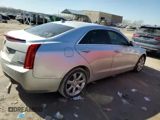 2014 Cadillac ATS Luxury AWD with VIN 1G6AH5RX9E0142089, listed as a Copart auction lot 46710025 with 152,007 mi miles and Salvage title. Bid and sale history available at DreamBid. Image 3.