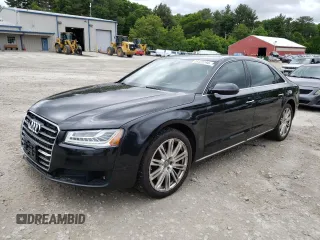 2015 Audi A8 4.0T z VIN WAU32AFD6FN013982, wystawiony jako Copart lot #58122294 z przebiegiem 100 981 mil mil oraz Czysty tytuł • Clean title. Historia ofert i sprzedaży dostępna na DreamBid. Obrazek 1.