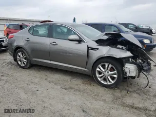 2013 Kia Optima EX with VIN 5XXGN4A73DG243437, listed as a Copart auction lot 46419245 with 0 mi miles and Salvage Title. Bid and sale history available at carsss.com. Image 4.