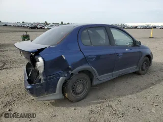 2001 Toyota ECHO with VIN JTDBT123110184931, listed as a Copart auction lot 52758615 with 229,308 mi miles and Salvage Title. Bid and sale history available at carsss.com. Image 3.