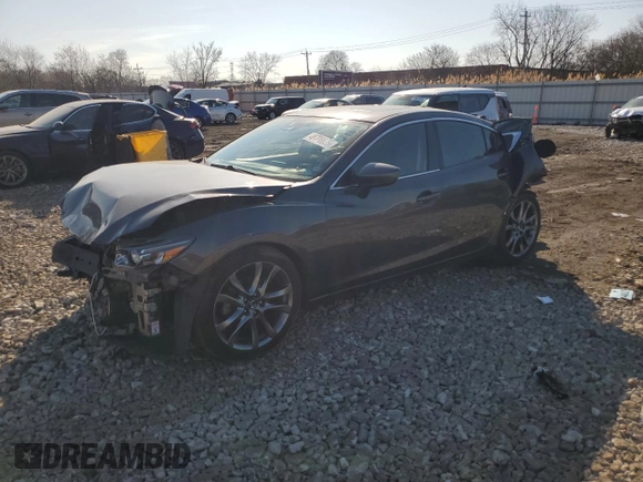 2016 Mazda Mazda6 i Grand Touring with VIN JM1GJ1W59G1422504, listed as a Copart auction lot 48706635 with 82,101 mi miles and Salvage Title. Bid and sale history available at carsss.com. Image 1.