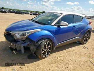 2018 Toyota C-HR XLE with VIN NMTKHMBX2JR031377, listed as a Copart auction lot 62055665 with 120,271 mi miles and Salvage title. Bid and sale history available at DreamBid. Image 1.