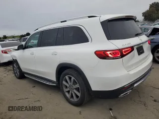 2020 Mercedes-Benz GLS 450 with VIN 4JGFF5KE0LA258527, listed as a Copart auction lot 44766285 with 51,808 mi miles and Salvage Title. Bid and sale history available at DreamBid. Image 2.