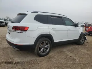 2021 Volkswagen Atlas S with VIN 1V2AP2CA9MC502220, listed as a Copart auction lot 45346035 with 65,428 mi miles and Clean title. Bid and sale history available at DreamBid. Image 3.