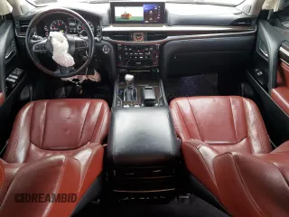 2017 Lexus LX with VIN JTJHY7AX7H4247677, listed as a Copart auction lot 80441714 with 76,656 mi miles and Salvage Title. Bid and sale history available at carsss.com. Image 8.