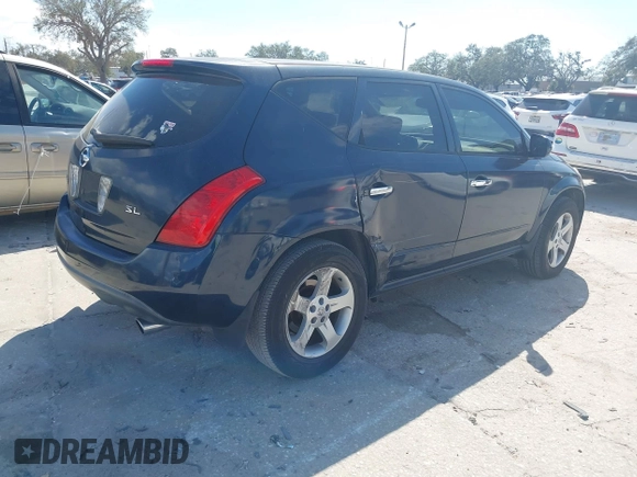 2003 Nissan Murano SL with VIN JN8AZ08T43W122455, listed as a IAAI auction lot 41560795 with 137,655 mi miles and . Bid and sale history available at DreamBid. Image 4.