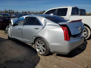 2015 Cadillac ATS Sedan Luxury RWD with VIN 1G6AB5RX1F0101197, listed as a Copart auction lot 87817035 with 0 mi miles and Salvage Title. Bid and sale history available at carsss.com. Image 2.