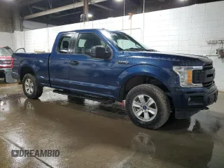 2018 Ford F-150 XL with VIN 1FTEX1EPXJKF78495, listed as a Copart auction lot 53759395 with 141,783 mi miles and Clean Title. Bid and sale history available at carsss.com. Image 4.