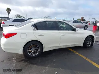 2017 Infiniti Q50 3.0t Premium with VIN JN1EV7AR6HM838957, listed as a IAAI auction lot 41587983 with 52,537 mi miles. Bid and sale history available at carsss.com. Image 13.