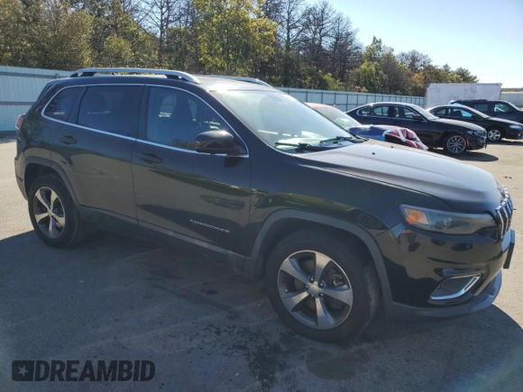 2019 Jeep Cherokee Limited with VIN 1C4PJMDX8KD156440, listed as a Copart auction lot 75492574 with 95,340 mi miles and Clean Title. Bid and sale history available at carsss.com. Image 4.