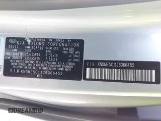 2018 Kia Sedona SX-L with VIN KNDME5C11J6366455, listed as a IAAI auction lot 40508393 with 1 mi miles. Bid and sale history available at carsss.com. Image 8.